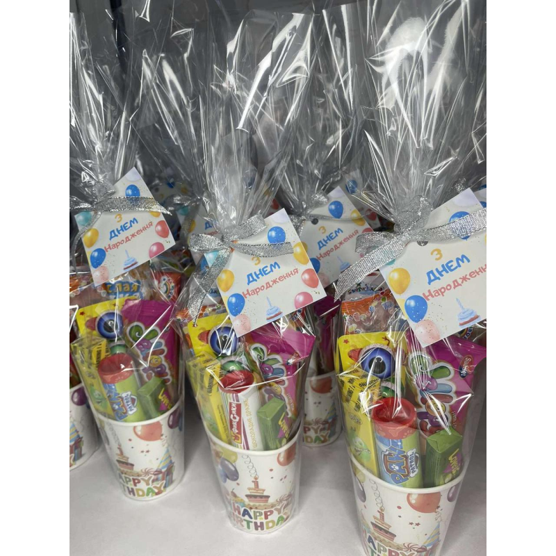 Солодкі частування для дитячого свята, Оригінальні набори цукерок для дитячої вечірки