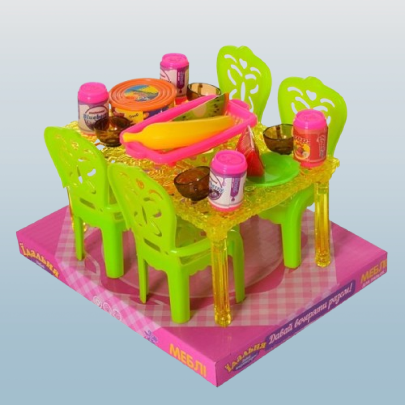 Набір лялькових меблів, меблі в ляльковий будиночок, іграшкова кухня для ляльок lol