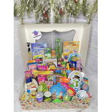 Великий сюрприз-бокс на свято, Солодкий бокс на день народження, Солодощі та іграшки для дитини