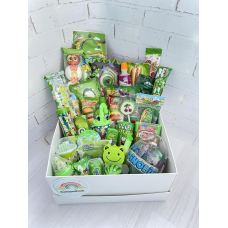 Зелений сюрприз з іграшкою для дитини, Подарунок на свято, Набір для ласунчика