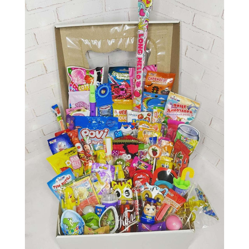 Величезний Surprise Box, Великий набір цукерок з іграшками, Різнокольоровий Світ бокс з сюрпризом