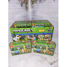 Конструктор Minecraft для хлопчика, Настільний блочний конструктор Майнкрафт