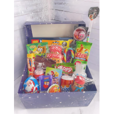 Подарунковий солодкий бокс з іграшкою Лего для хлопчика, Солодкий подарунок на свято