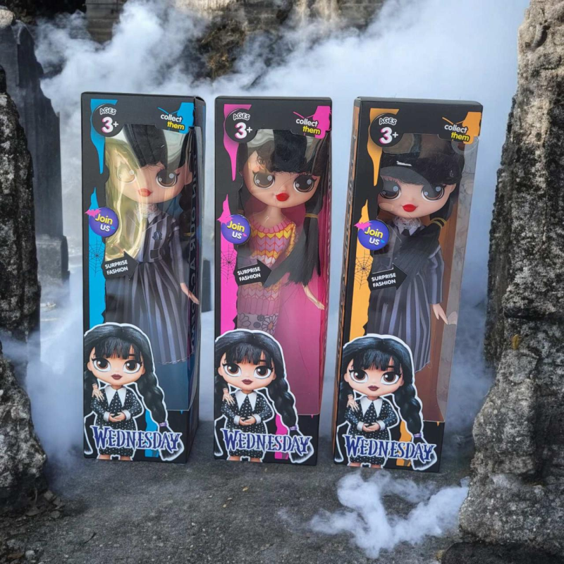 Лялька Уенсдей, , ляльки для дівчаток, Колекційні ляльки серії Уенсдей Лялька Уенсдей, , ляльки для дівчаток, Колекційні ляльки серії Уенсдей