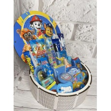 Коробка солодощів для хлопчика, Сюрприз бокс, Подарункові набори для хлопчиків, Щенячий Патруль