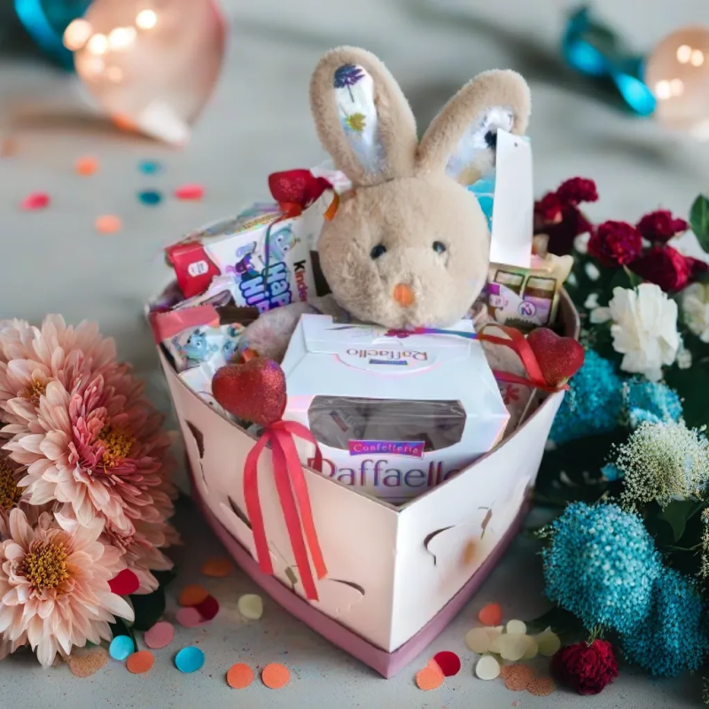 Подарунок коханій дівчині, Солодощі з іграшкою на День закоханих, Світ бокс на 8 березня