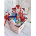 Незвичайний box для коханої на свято, Бокс з цукерками, гарний набір для дівчини