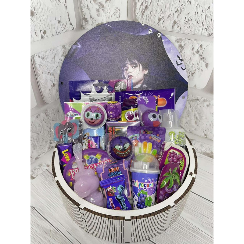 Оригінальний набір Уенздей для дівчинки, Солодкий презент на день народження, Набір дитячих солодощів