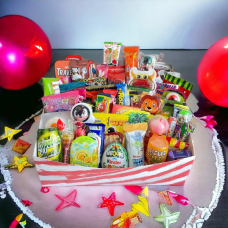 Світ Бокс подарунок для малюка: Коробка з цукерками, Набір солодощів з іграшкою на День народження