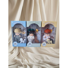 Набір іграшок пупс зі звірятком для подарунка,, лялька для дівчинки, подарунок для малюка