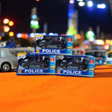 Чорна поліцейська машина Bxd B/O Дитячі машинки , іграшкові машини для хлопчика