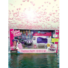 Іграшковий набір Катер для принцес з музикою та світлом на батарейках дві фігурки дівчаток