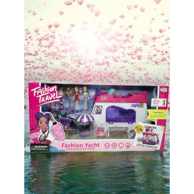 Іграшковий набір Катер для принцес з музикою та світлом на батарейках дві фігурки дівчаток Іграшковий набір Катер для принцес з музикою та світлом на батарейках дві фігурки дівчаток