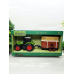 Дитяча іграшка трактор із причепом на інерції зеленого кольору трактор зі змінним причепом