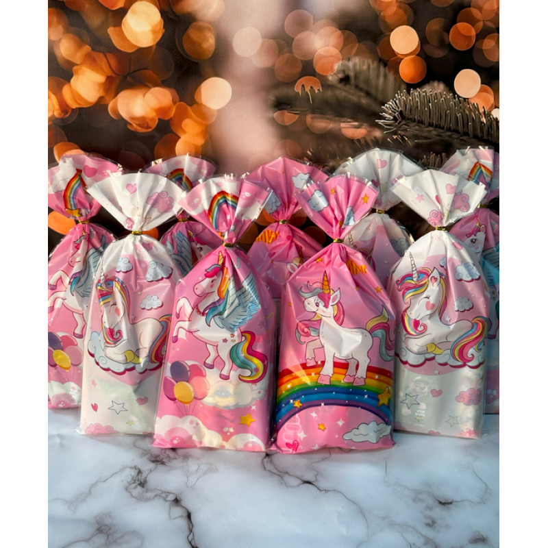 Святкові пакунки , Солодке частування для дитячого садка, Індивідуальні набори цукерок