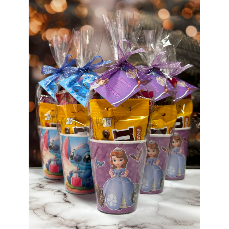 Компліменти для дітей, Солодке частування для дитячого садка, Індивідуальні набори цукерок