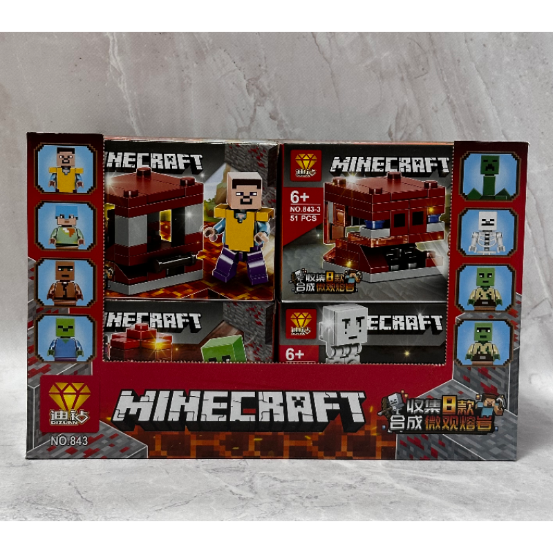 Конструктор Minecraft для хлопчика мультяшний дитячий конструктор розвиваючий набір для дітей