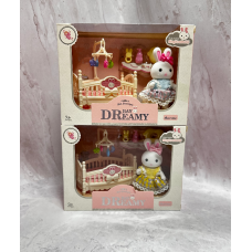 Набір меблів з фігуркою Зайчики ігровий набір флоксікових кроликів