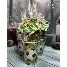 Подарунковий набір у склянці солодкий індивідуальний стакан для дітей набір цукерок