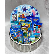 Подарунковий бокс цукерок коробка Ліло та Стич набір солодощів подарункова та барвиста коробка цукерок