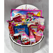 Набір солодощів на подарунок дитині солодощі для дівчаток подарунковий бокс для дівчини