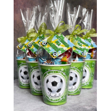 Солодкий стакан для дітей, набір цукерок з листівкою