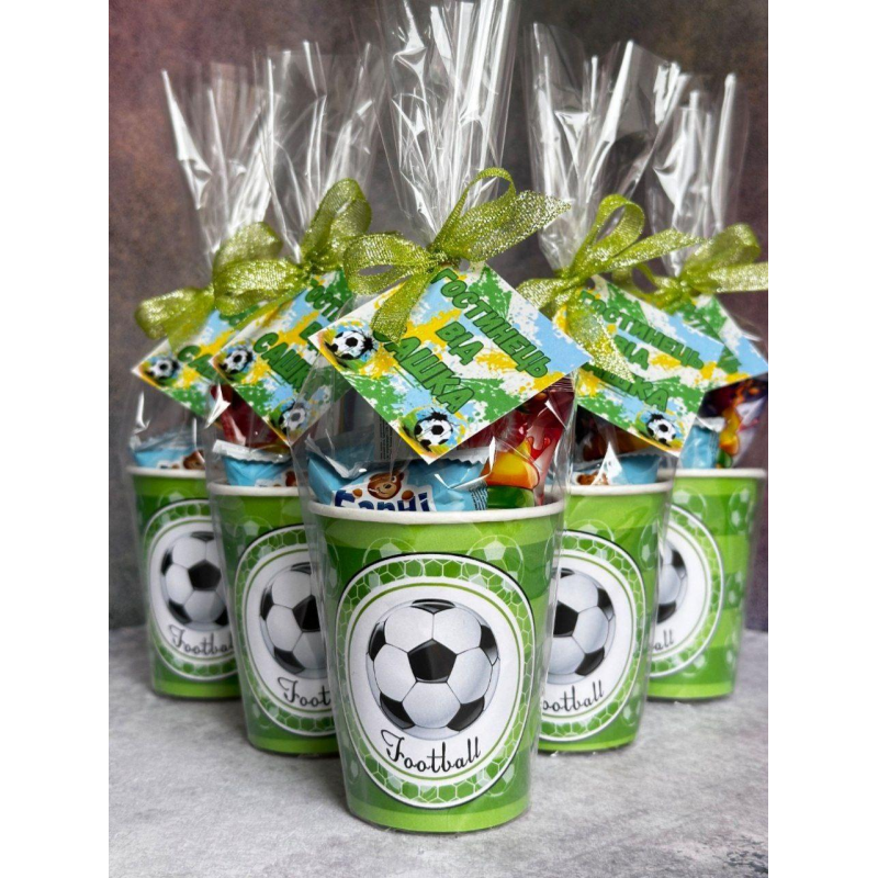 Солодкий стакан для дітей, набір цукерок з листівкою