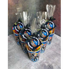 Солодкий стакан для дітей, набір цукерок з листівкою