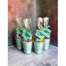 Солодкий стакан для дітей, набір цукерок з листівкою