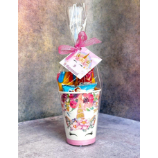 Солодкий стакан для дітей, сюрприз бокс з солодощами