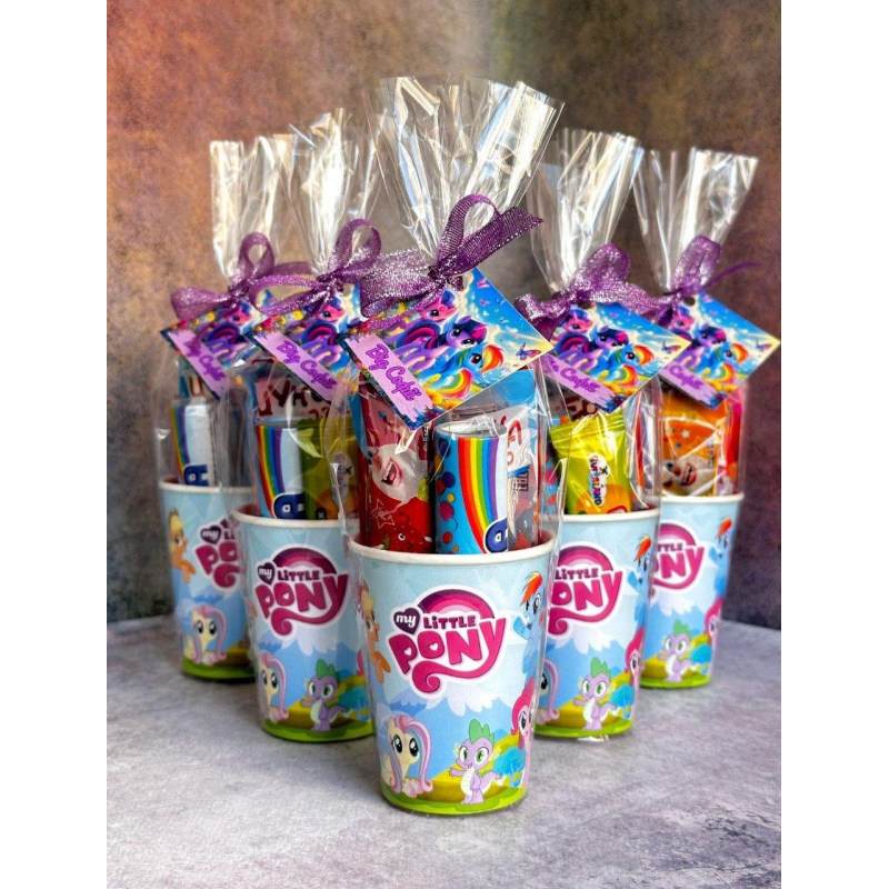 Солодкий стакан для дітей, сюрприз бокс з солодощами