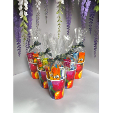 Солодкі склянки для дітей із цукерок.