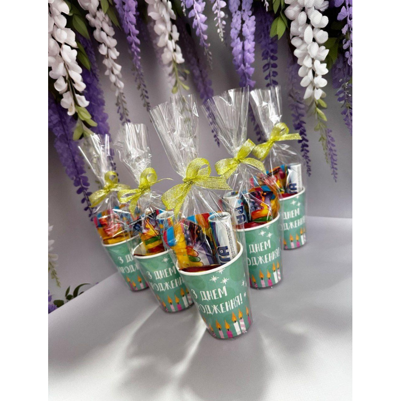 Солодкі склянки на свято, на день народження та до школи